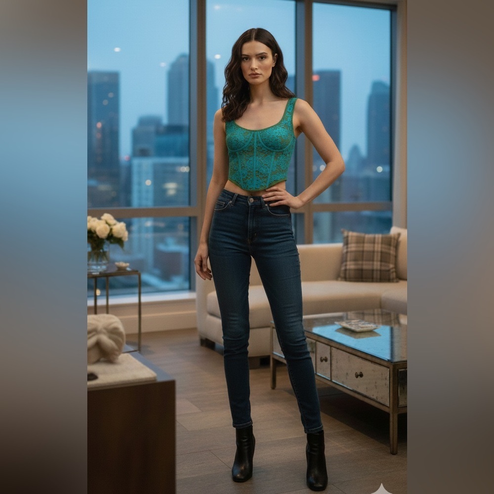 Casadei corset top size L